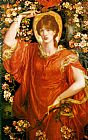 Dante Gabriel Rossetti - A Vision of Fiammetta painting